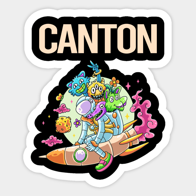 Happy Monsters Canton Sticker by rosenbaumquinton52